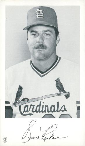 1984 St. Louis Cardinals Photocards #NNO Dave Rucker Front