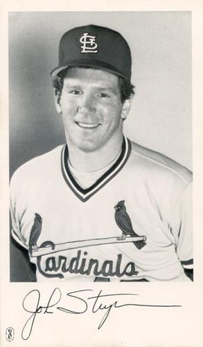 1984 St. Louis Cardinals Photocards #NNO John Stuper Front