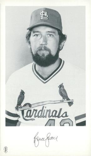 1984 St. Louis Cardinals Photocards #NNO Bruce Sutter Front