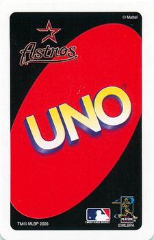 2005 UNO Houston Astros #B0 Andy Pettitte Back