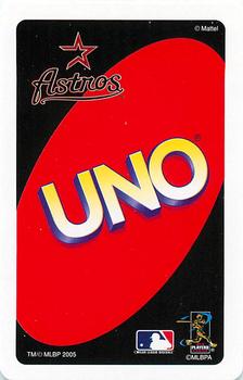 2005 UNO Houston Astros #B3 Lance Berkman Back