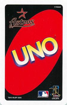 2005 UNO Houston Astros #R0 Andy Pettitte Back