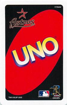2005 UNO Houston Astros #R2 Carlos Hernandez Back