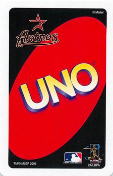 2005 UNO Houston Astros #RD Roy Oswalt / Brad Ausmus Back