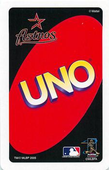 2005 UNO Houston Astros #Y2 Carlos Hernandez Back
