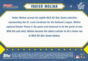2017 Topps On-Demand MLB All-Star Game #8 Yadier Molina Back