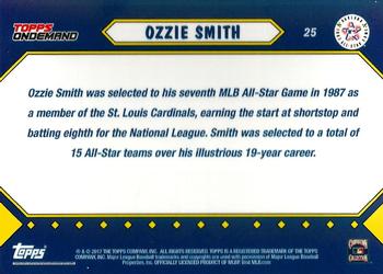2017 Topps On-Demand MLB All-Star Game #25 Ozzie Smith Back
