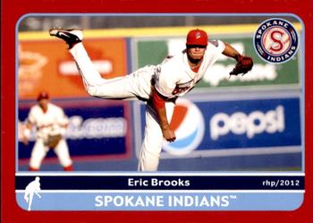 2012 Grandstand Spokane Indians #NNO Eric Brooks Front