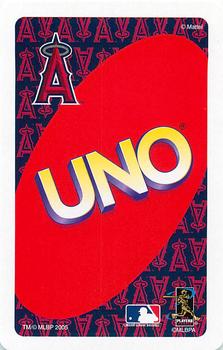 2005 UNO Los Angeles Angels of Anaheim #R5 Kelvim Escobar Back