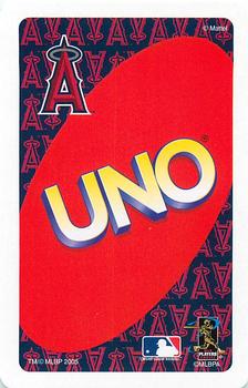 2005 UNO Los Angeles Angels of Anaheim #Y8 Garret Anderson Back