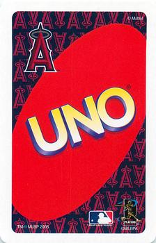 2005 UNO Los Angeles Angels of Anaheim #YR Darin Erstad Back