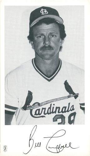 1985 St. Louis Cardinals Photocards #NNO Bill Campbell Front