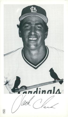 1985 St. Louis Cardinals Photocards #NNO Jack Clark Front