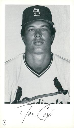 1985 St. Louis Cardinals Photocards #NNO Dan Cox Front