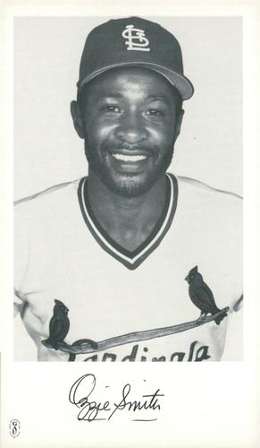 1985 St. Louis Cardinals Photocards #NNO Ozzie Smith Front