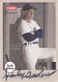 2004 Fleer National Pastime - Buyback Autographs #NNO Sparky Anderson Front