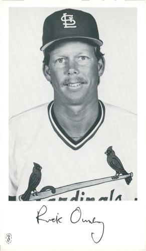 1986 St. Louis Cardinals Photocards #NNO Rick Ownbey Front