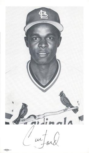 1987 St. Louis Cardinals Photocards #NNO Curt Ford Front