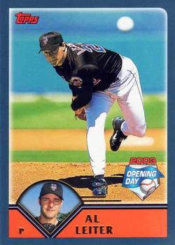 2003 Topps Opening Day #117 Al Leiter Front