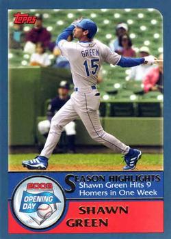 2003 Topps Opening Day #161 Shawn Green Front