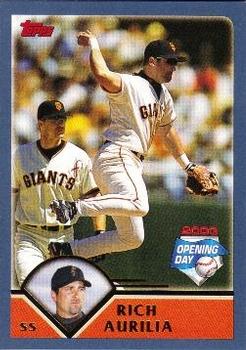 2003 Topps Opening Day #60 Rich Aurilia Front