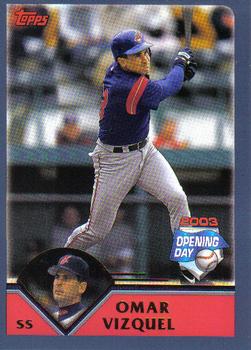 2003 Topps Opening Day #91 Omar Vizquel Front