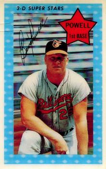 1971 Kellogg's 3-D Super Stars - XOGRAPH (Missing Copyright Year) #20 Boog Powell Front