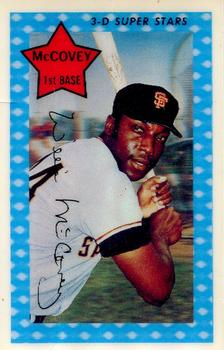 1971 Kellogg's 3-D Super Stars - XOGRAPH (Missing Copyright Year) #33 Willie McCovey Front