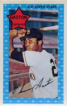 1971 Kellogg's 3-D Super Stars - XOGRAPH (Missing Copyright Year) #41 Clarence Gaston Front