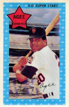 1971 Kellogg's 3-D Super Stars - XOGRAPH (Missing Copyright Year) #46 Tommie Agee Front