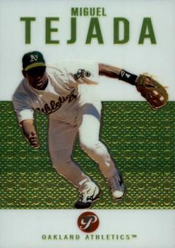 2003 Topps Pristine #4 Miguel Tejada Front