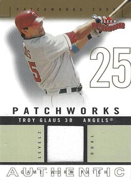 2004 Fleer Patchworks - Game Used Level 1 #PW-TG Troy Glaus Front