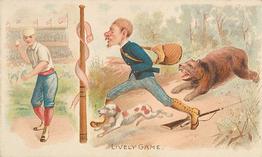 1888 W. Duke, Sons & Co. Talk of the Diamond (N135) #NNO A Lively Game Front
