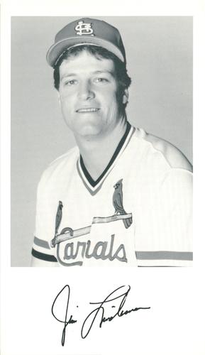 1989 St. Louis Cardinals Photocards #NNO Jim Lindeman Front