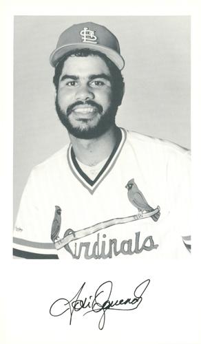 1989 St. Louis Cardinals Photocards #NNO Jose Oquendo Front