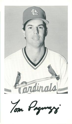 1989 St. Louis Cardinals Photocards #NNO Tom Pagnozzi Front
