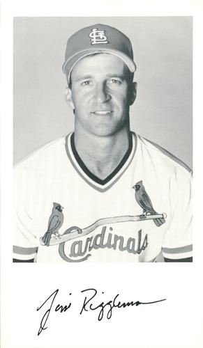 1989 St. Louis Cardinals Photocards #NNO Jim Riggleman Front