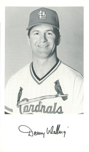 1989 St. Louis Cardinals Photocards #NNO Denny Walling Front