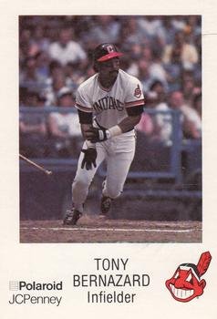 1985 Polaroid/JCPenney Cleveland Indians #NNO Tony Bernazard Front