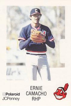 1985 Polaroid/JCPenney Cleveland Indians #NNO Ernie Camacho Front