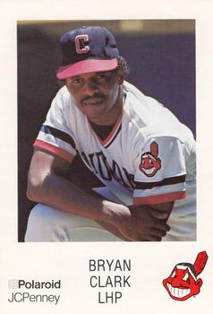 1985 Polaroid/JCPenney Cleveland Indians #NNO Bryan Clark Front