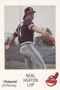 1985 Polaroid/JCPenney Cleveland Indians #NNO Neal Heaton Front