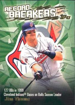 2003 Topps - Record Breakers (Series Two) #RB-JT Jim Thome Front