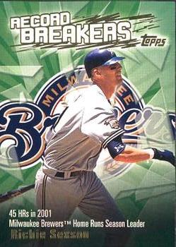2003 Topps - Record Breakers (Series Two) #RB-RS Richie Sexson Front