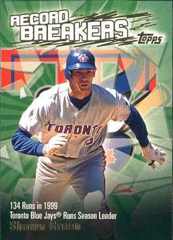 2003 Topps - Record Breakers (Series Two) #RB-SG Shawn Green Front
