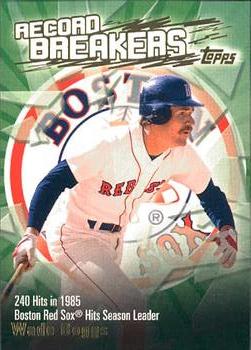 2003 Topps - Record Breakers (Series Two) #RB-WB Wade Boggs Front