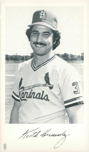 1980 St. Louis Cardinals #NNO Keith Hernandez Front