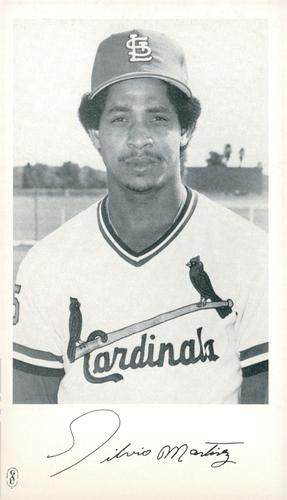 1980 St. Louis Cardinals #NNO Silvio Martinez Front