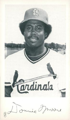 1980 St. Louis Cardinals #NNO Donnie Moore Front