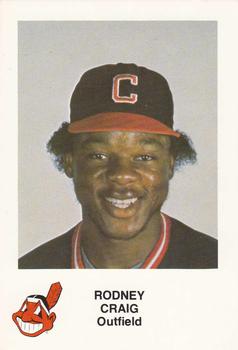 1982 Cleveland Indians #NNO Rodney Craig Front